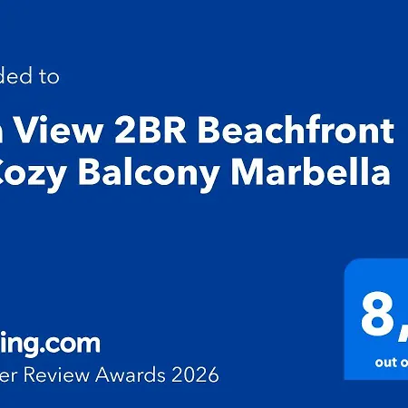 Sea View 2br Beachfront & Cozy Balcony *