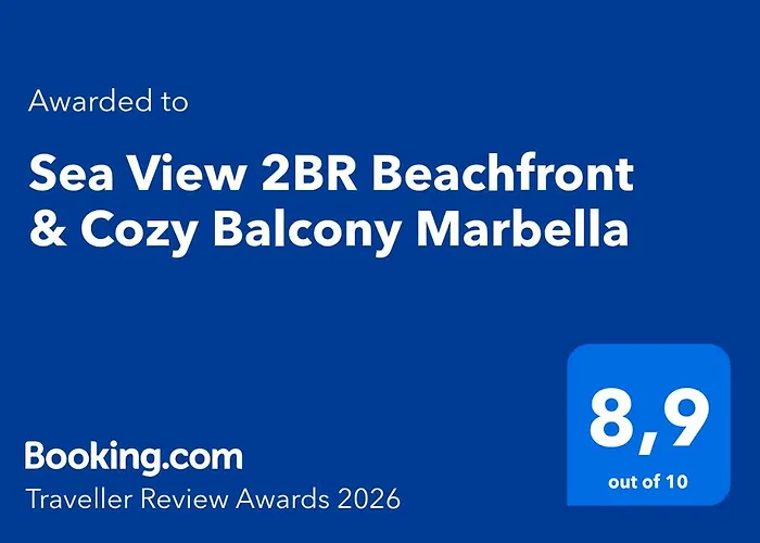 Sea View 2br Beachfront & Cozy Balcony *